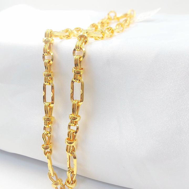 Deluxe Necklace Made of 21K Gold by Saeed Jewelry 
