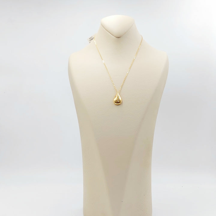 21K عقد دمعة اكسترا-مجوهرات الشيخ سعيد-Saeed Jewelry 