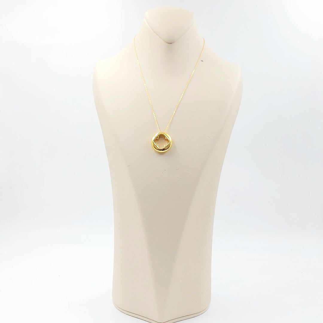 Deluxe Rose Necklace Made of 21K Gold by Saeed Jewelry 