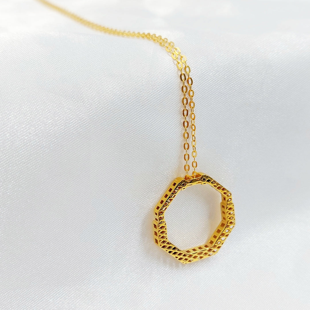 Deluxe Necklace Made of 21K Gold by Saeed Jewelry 