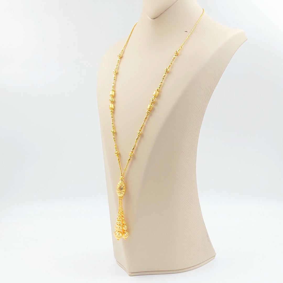 Deluxe Balls Necklace Made of 21K Gold by Saeed Jewelry 