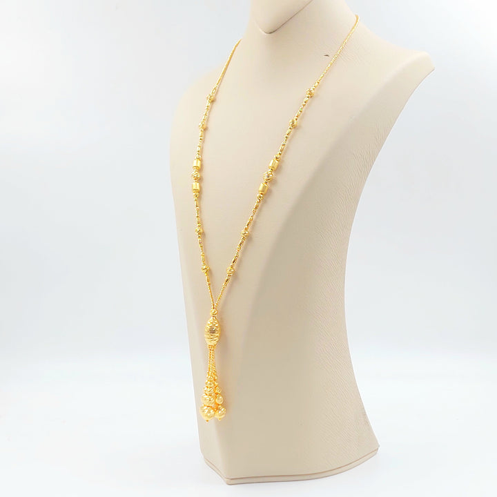 Deluxe Balls Necklace Made of 21K Gold by Saeed Jewelry 