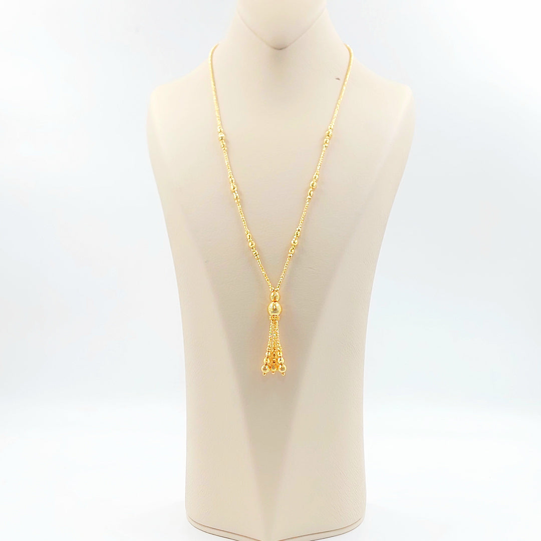 Deluxe Balls Necklace Made of 21K Gold by Saeed Jewelry 