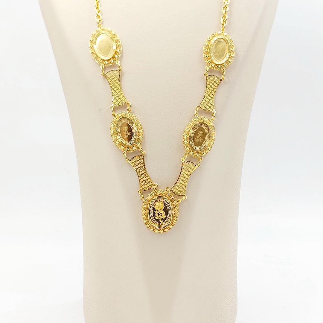 21K عقد اونصه اكسترا-مجوهرات الشيخ سعيد-Saeed Jewelry 