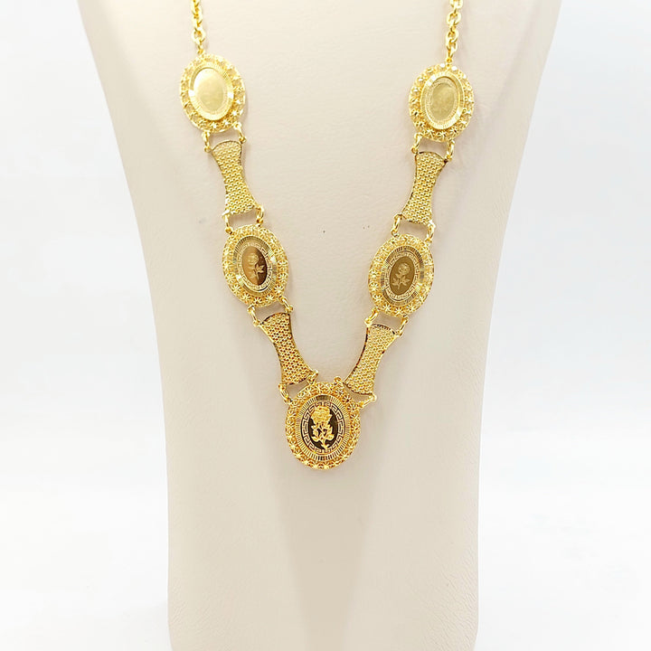 21K عقد اونصه اكسترا-مجوهرات الشيخ سعيد-Saeed Jewelry 