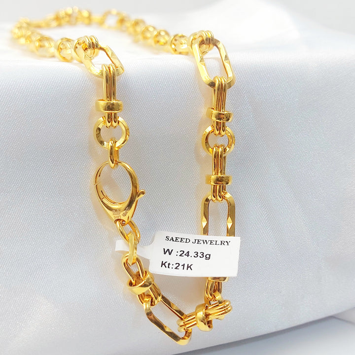 Deluxe Necklace Made of 21K Gold by Saeed Jewelry 