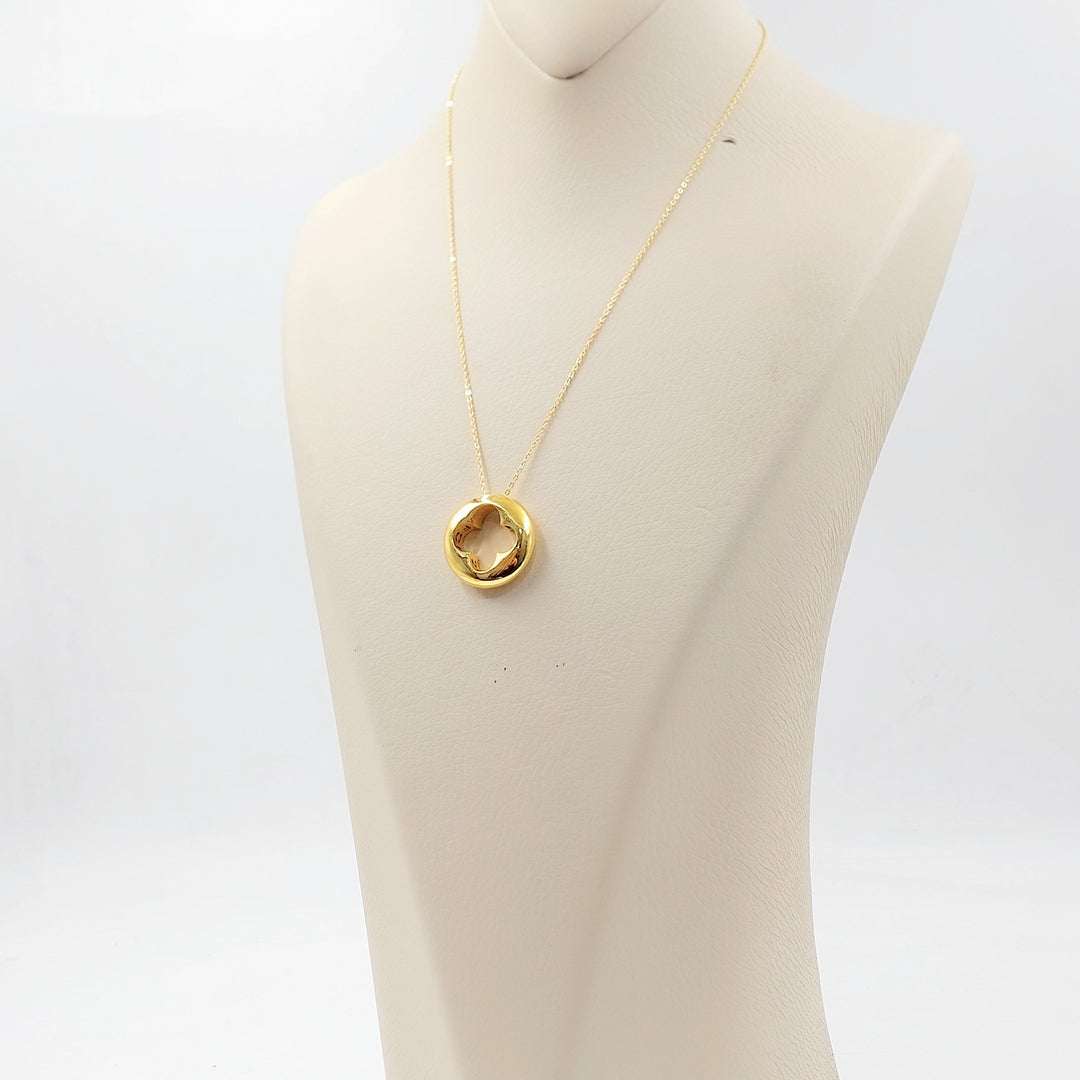 Deluxe Rose Necklace Made of 21K Gold by Saeed Jewelry 