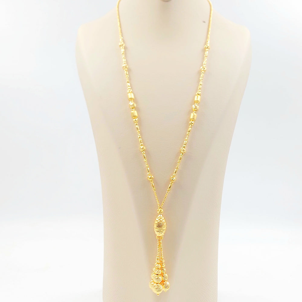 Deluxe Balls Necklace Made of 21K Gold by Saeed Jewelry 