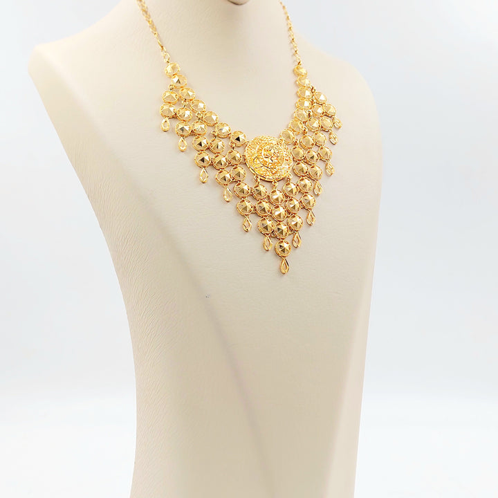 Deluxe Sun Necklace Made of 21K Gold by Saeed Jewelry 