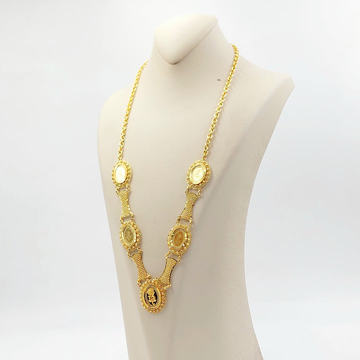 21K عقد اونصه اكسترا-مجوهرات الشيخ سعيد-Saeed Jewelry 