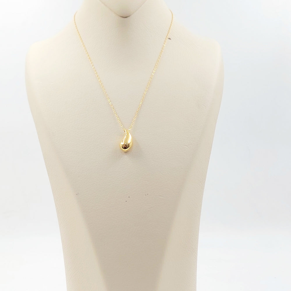 Deluxe Almond Necklace Made of 21K Gold by Saeed Jewelry 