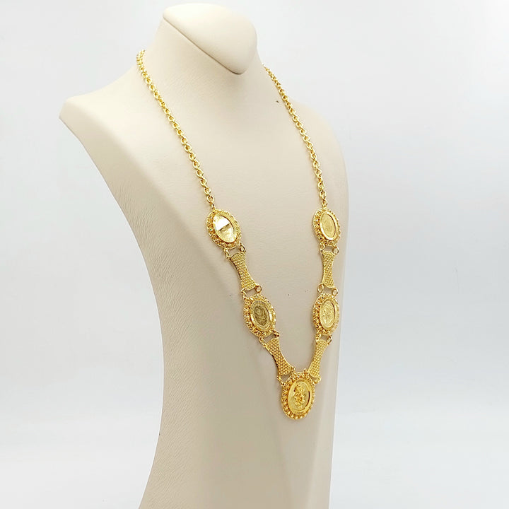 21K عقد اونصه اكسترا-مجوهرات الشيخ سعيد-Saeed Jewelry 