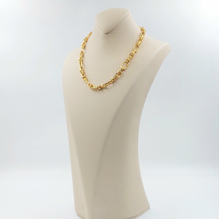Deluxe Necklace Made of 21K Gold by Saeed Jewelry 