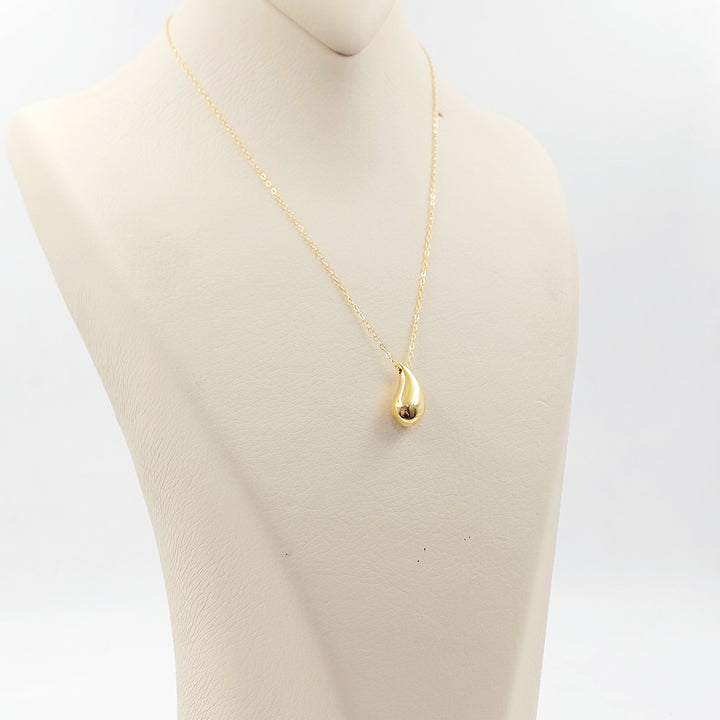 Deluxe Almond Necklace Made of 21K Gold by Saeed Jewelry 