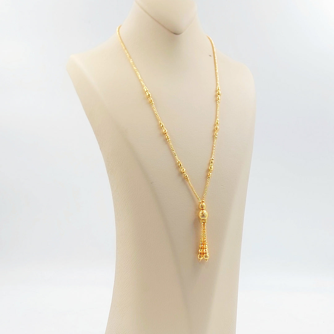 Deluxe Balls Necklace Made of 21K Gold by Saeed Jewelry 