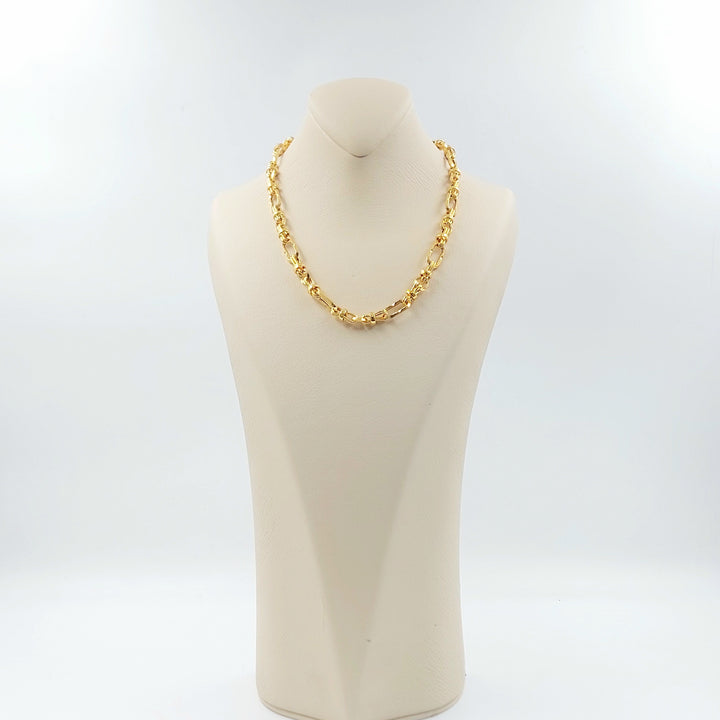 Deluxe Necklace Made of 21K Gold by Saeed Jewelry 