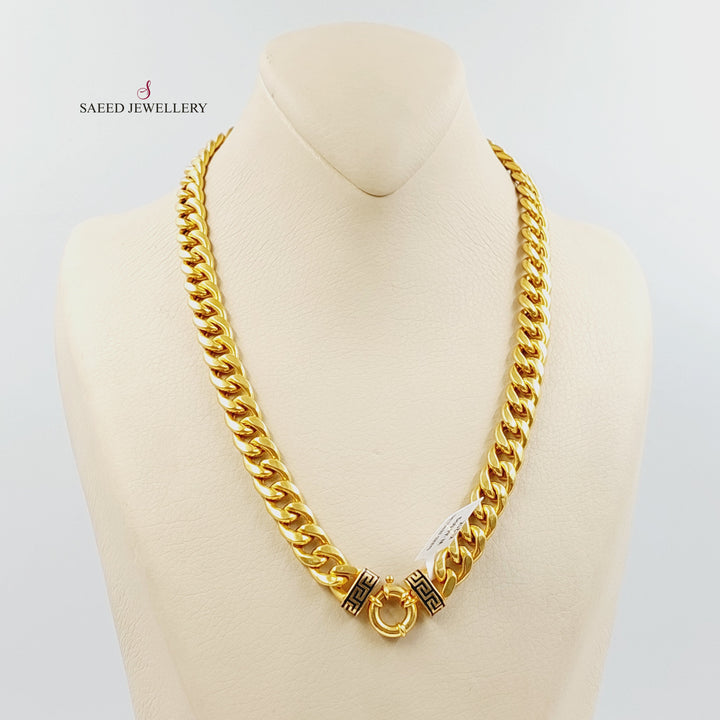 21K عقد جنزير اكسترا-مجوهرات الشيخ سعيد-Saeed Jewelry 