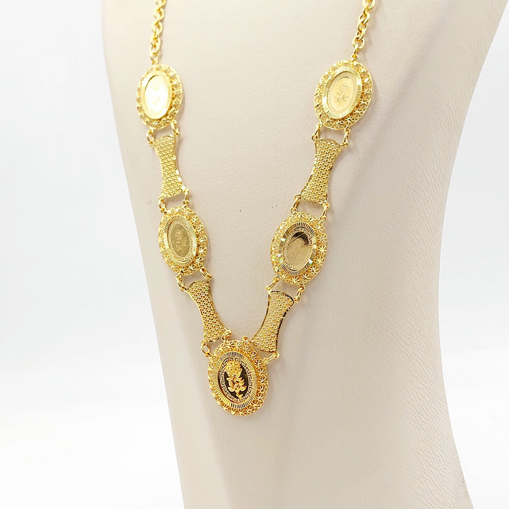 21K عقد اونصه اكسترا-مجوهرات الشيخ سعيد-Saeed Jewelry 