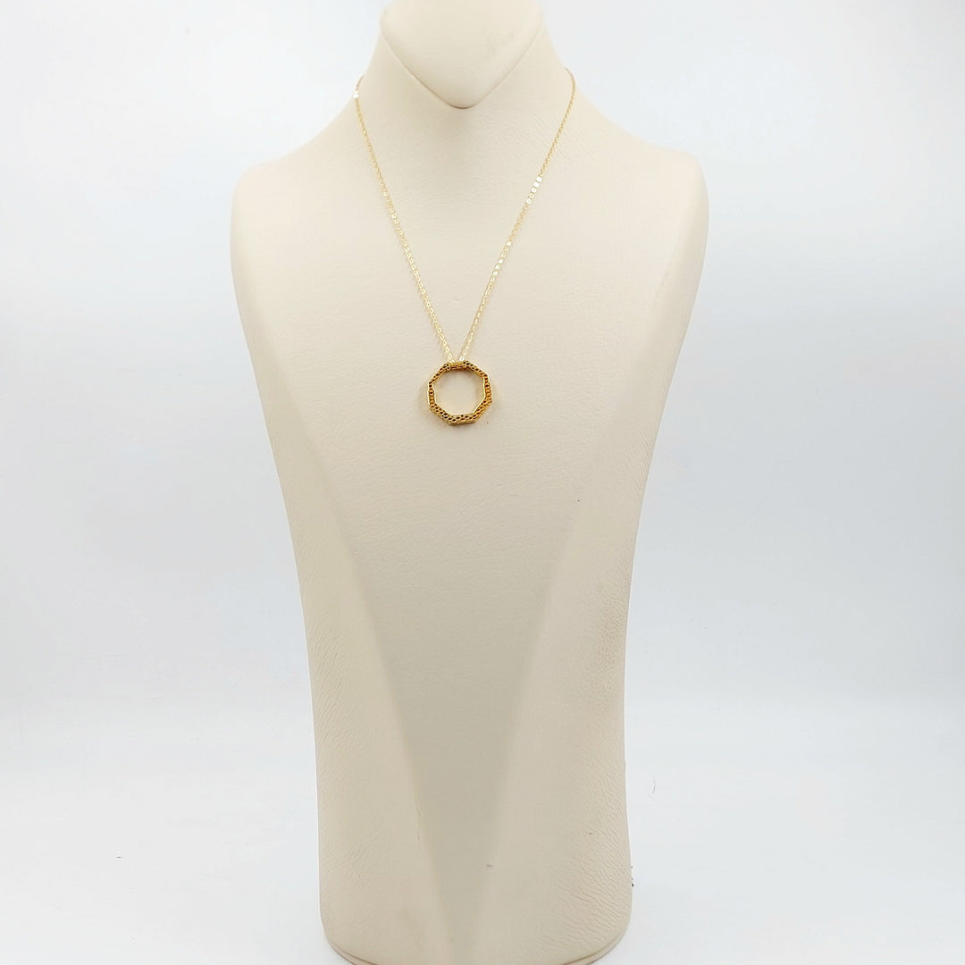 Deluxe Necklace Made of 21K Gold by Saeed Jewelry 
