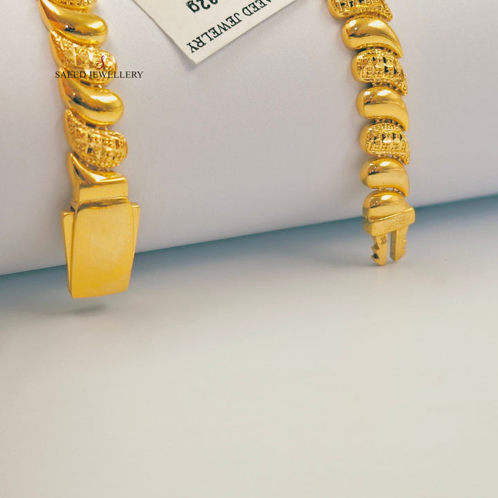 Deluxe Tears Necklace Made of 21K Gold by Saeed Jewelry 