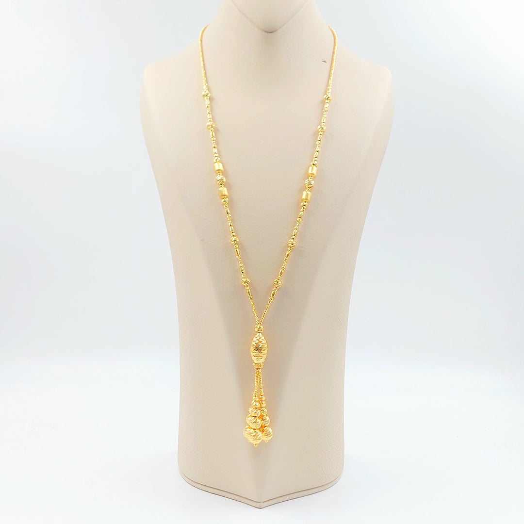 Deluxe Balls Necklace Made of 21K Gold by Saeed Jewelry 