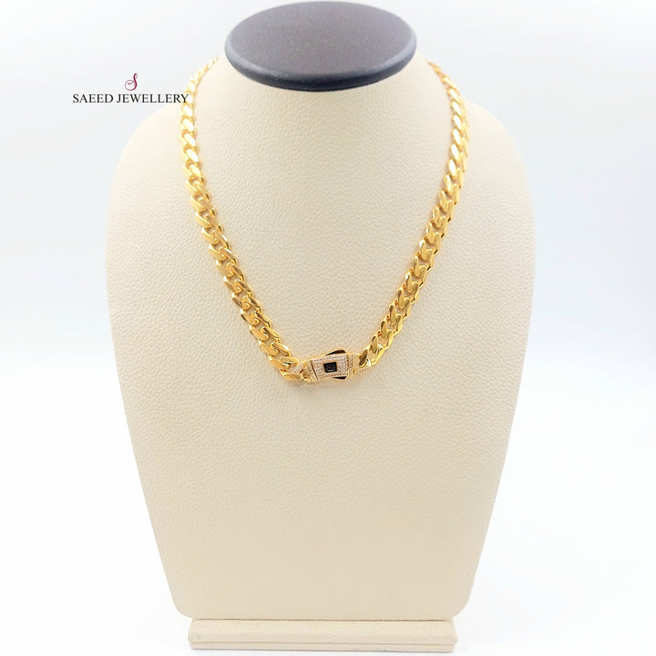 Deluxe Cuban Links Necklace Made of 21K Gold by Saeed Jewelry 
