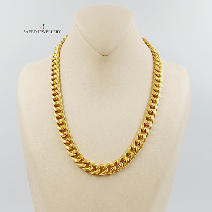 21K عقد جنزير اكسترا-مجوهرات الشيخ سعيد-Saeed Jewelry 