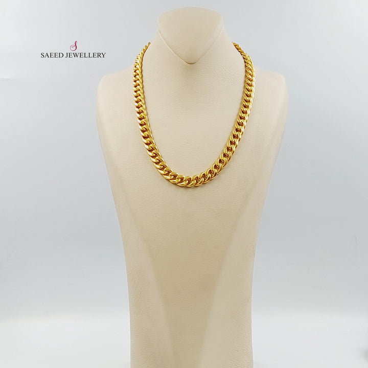 21K عقد جنزير اكسترا-مجوهرات الشيخ سعيد-Saeed Jewelry 