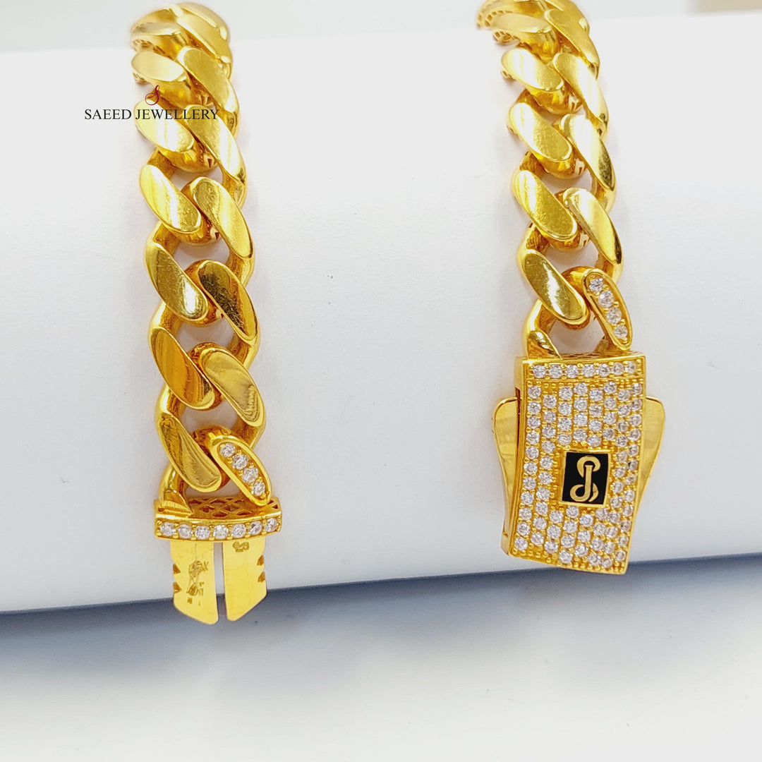 Deluxe Cuban Links Necklace Made of 21K Gold by Saeed Jewelry 