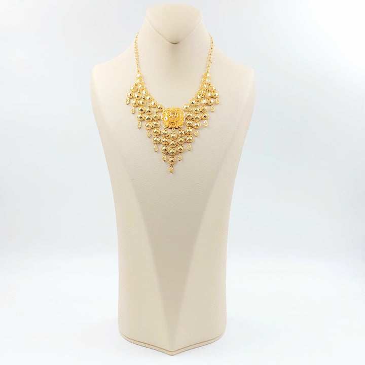 Deluxe Sun Necklace Made of 21K Gold by Saeed Jewelry 