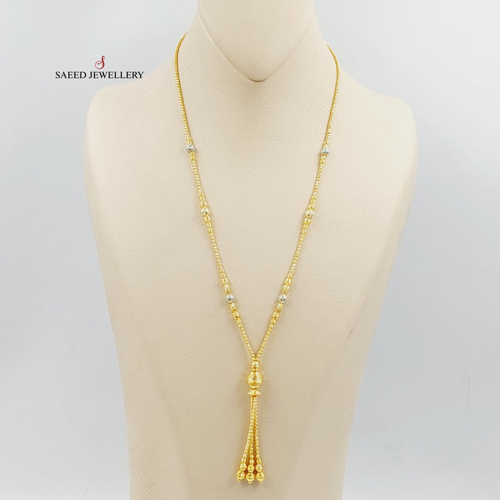 21K Gold Enameled Balls Necklace by Saeed Jewelry - Image 6