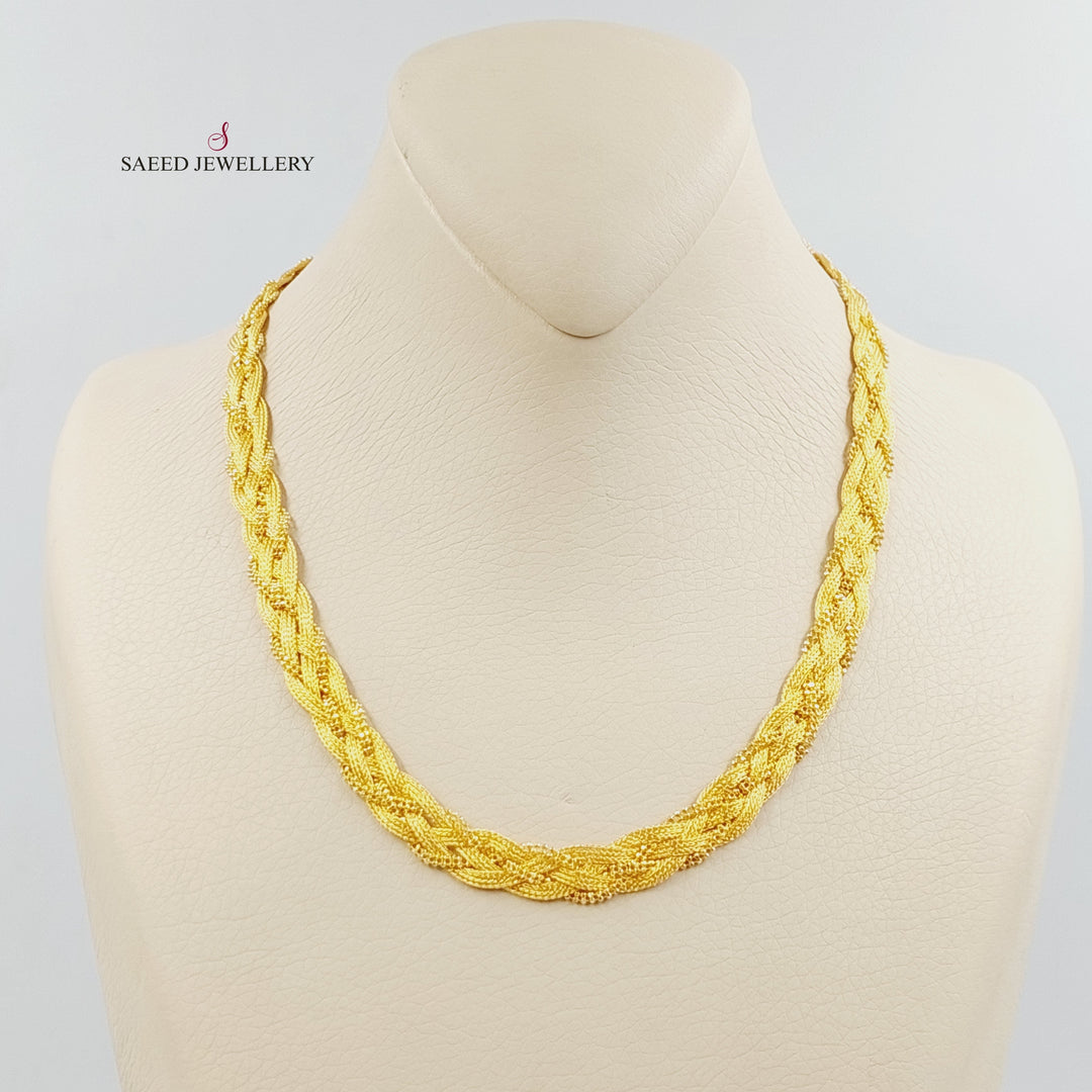 21K Gold Fancy Necklace by Saeed Jewelry - Image 1