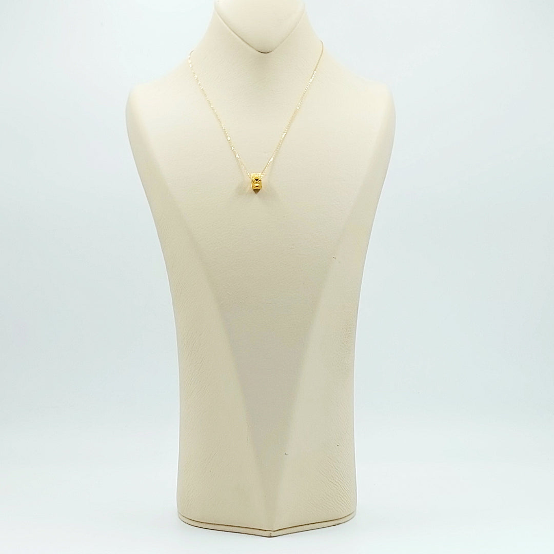 21K عقد اكسترا ناعم-مجوهرات الشيخ سعيد-Saeed Jewelry 