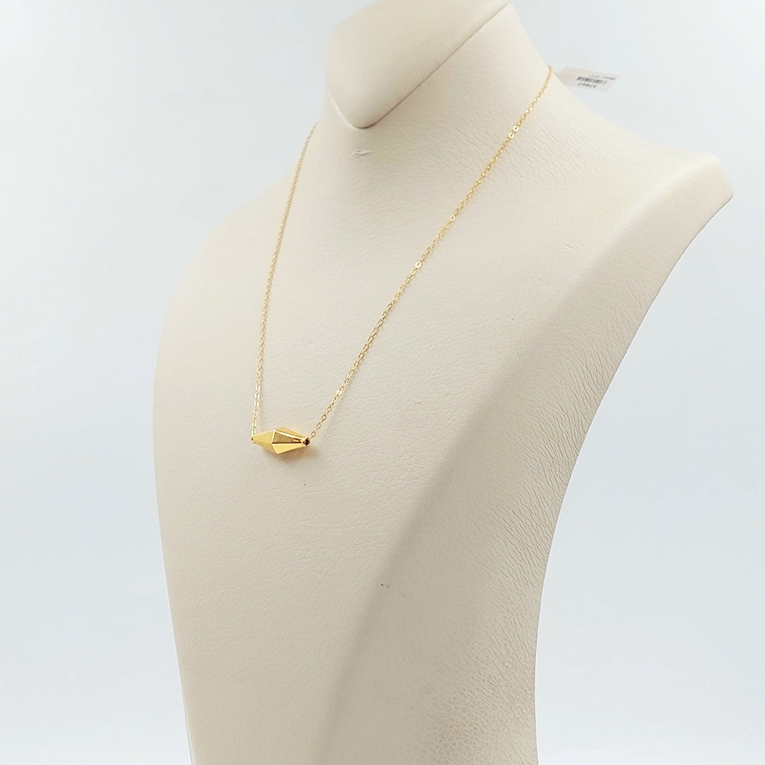 21K عقد زيتون-مجوهرات الشيخ سعيد-Saeed Jewelry 