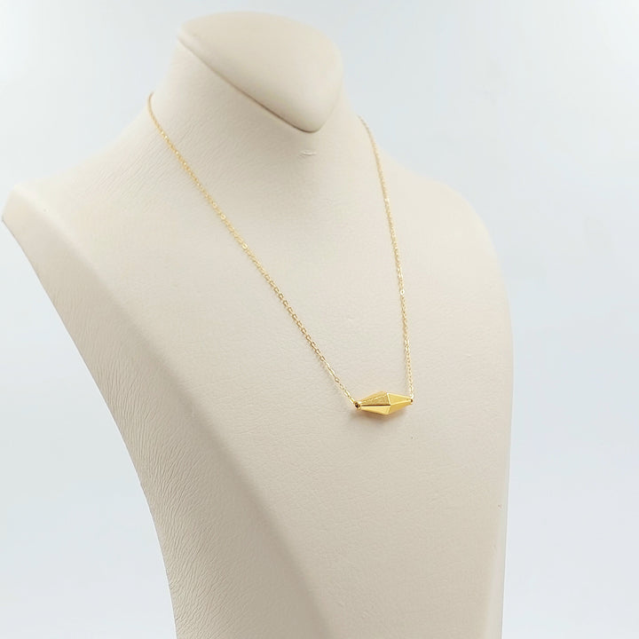 21K عقد زيتون-مجوهرات الشيخ سعيد-Saeed Jewelry 