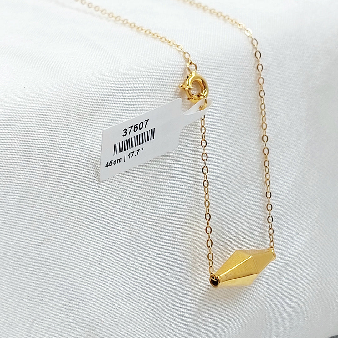 21K عقد زيتون-مجوهرات الشيخ سعيد-Saeed Jewelry 