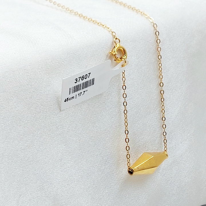 21K عقد زيتون-مجوهرات الشيخ سعيد-Saeed Jewelry 