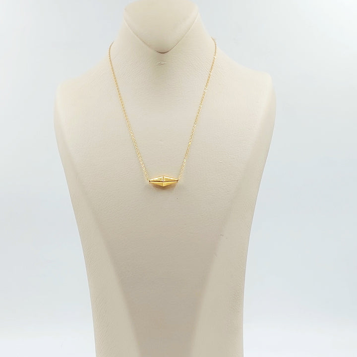 21K عقد زيتون-مجوهرات الشيخ سعيد-Saeed Jewelry 