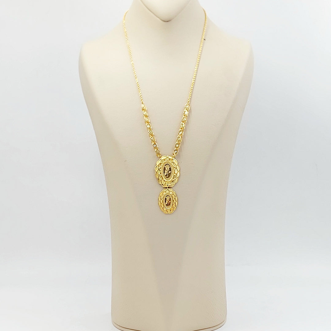 21K عقد اونصه-مجوهرات الشيخ سعيد-Saeed Jewelry 