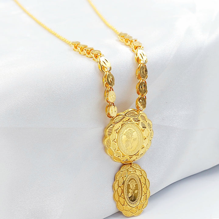 21K عقد اونصه-مجوهرات الشيخ سعيد-Saeed Jewelry 