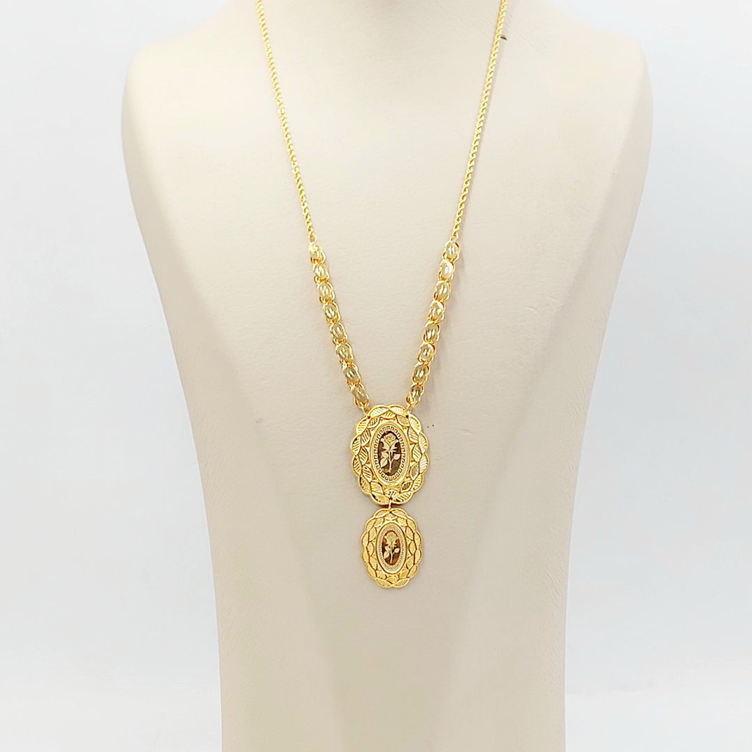 21K عقد اونصه-مجوهرات الشيخ سعيد-Saeed Jewelry 