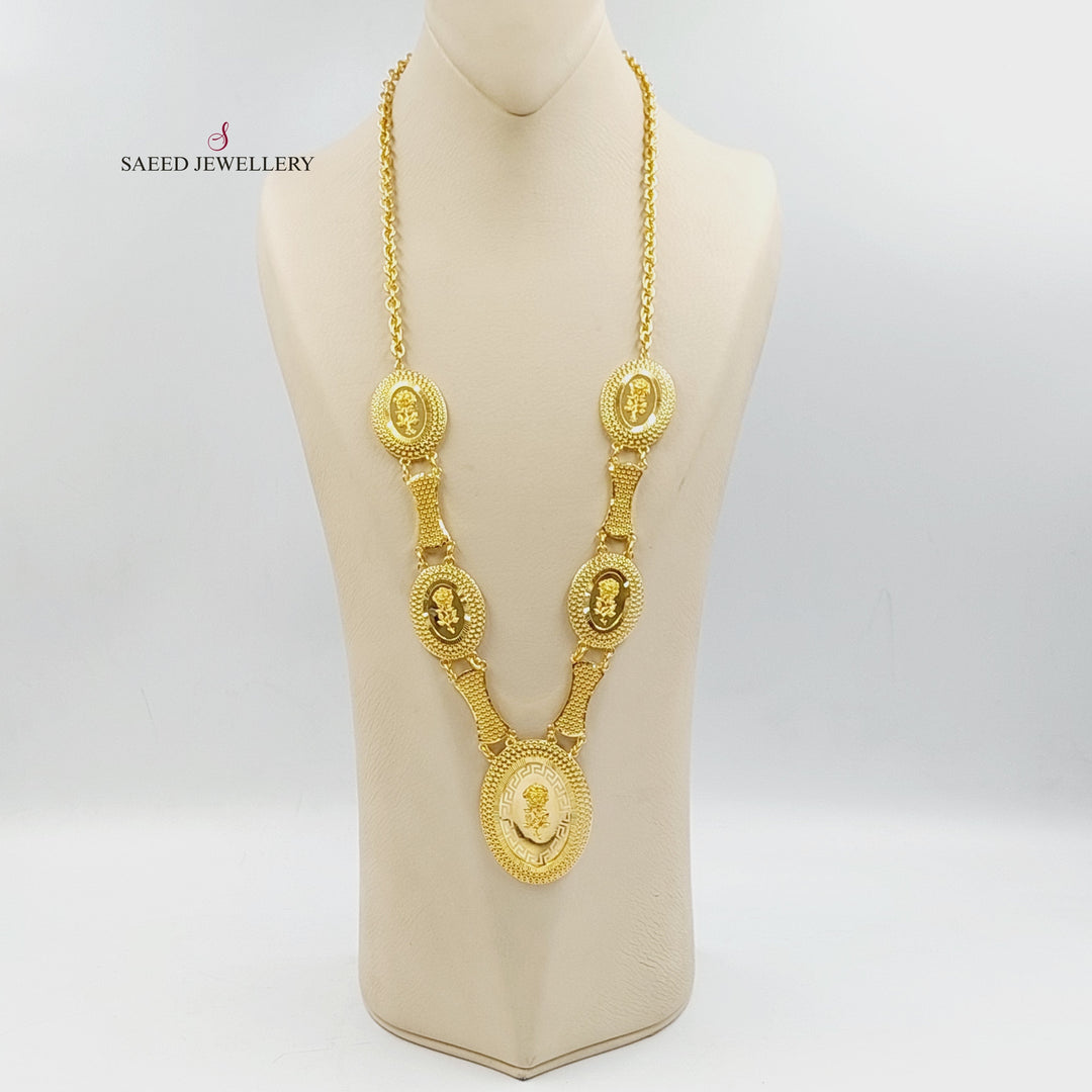 21K Gold Ounce Necklace by Saeed Jewelry - Image 2