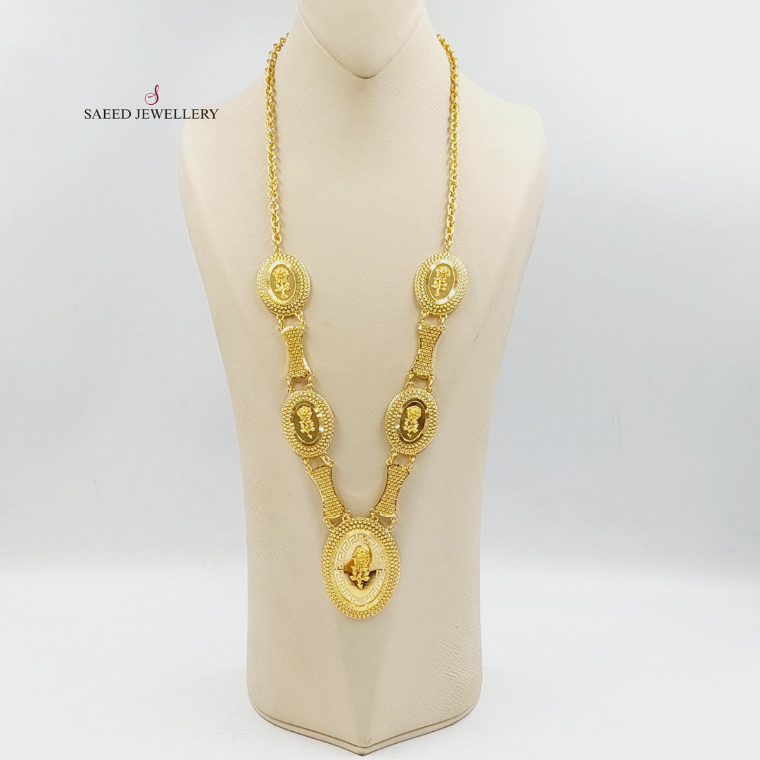 21K Gold Ounce Necklace by Saeed Jewelry - Image 1