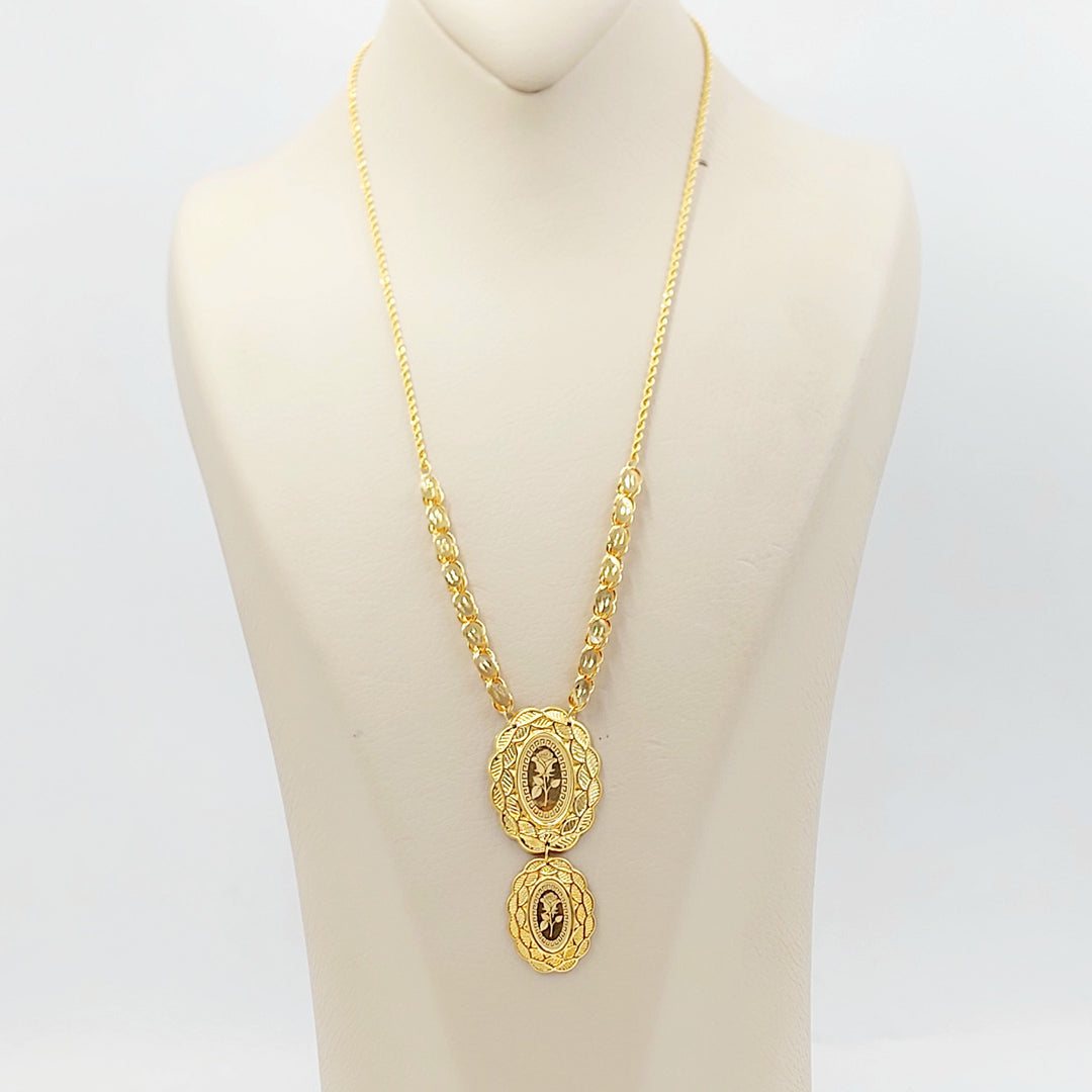 21K عقد اونصه-مجوهرات الشيخ سعيد-Saeed Jewelry 