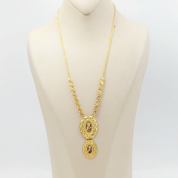 21K عقد اونصه-مجوهرات الشيخ سعيد-Saeed Jewelry 