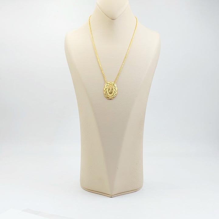 21K عقد اونصه قشرة-مجوهرات الشيخ سعيد-Saeed Jewelry 