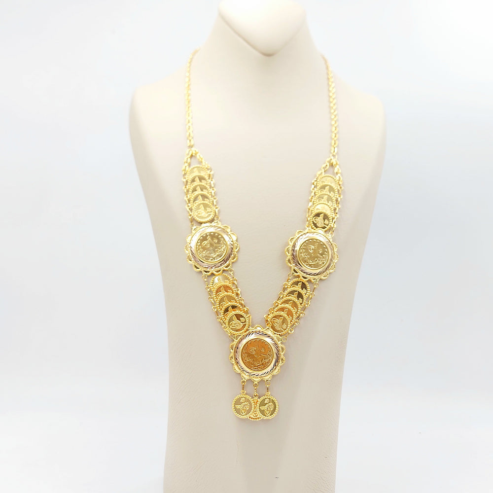 21K عقد رشادي قشرة-مجوهرات الشيخ سعيد-Saeed Jewelry 