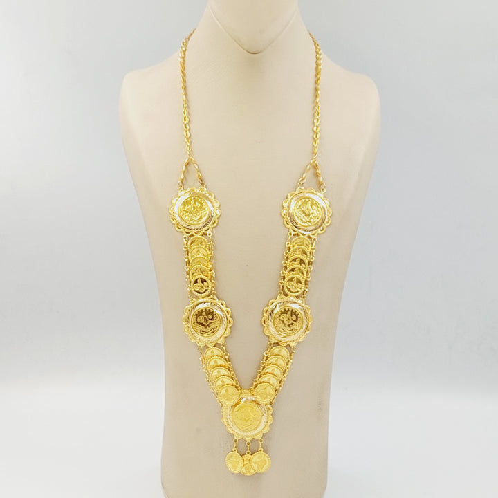 21K عقد رشادي قشرة-مجوهرات الشيخ سعيد-Saeed Jewelry 