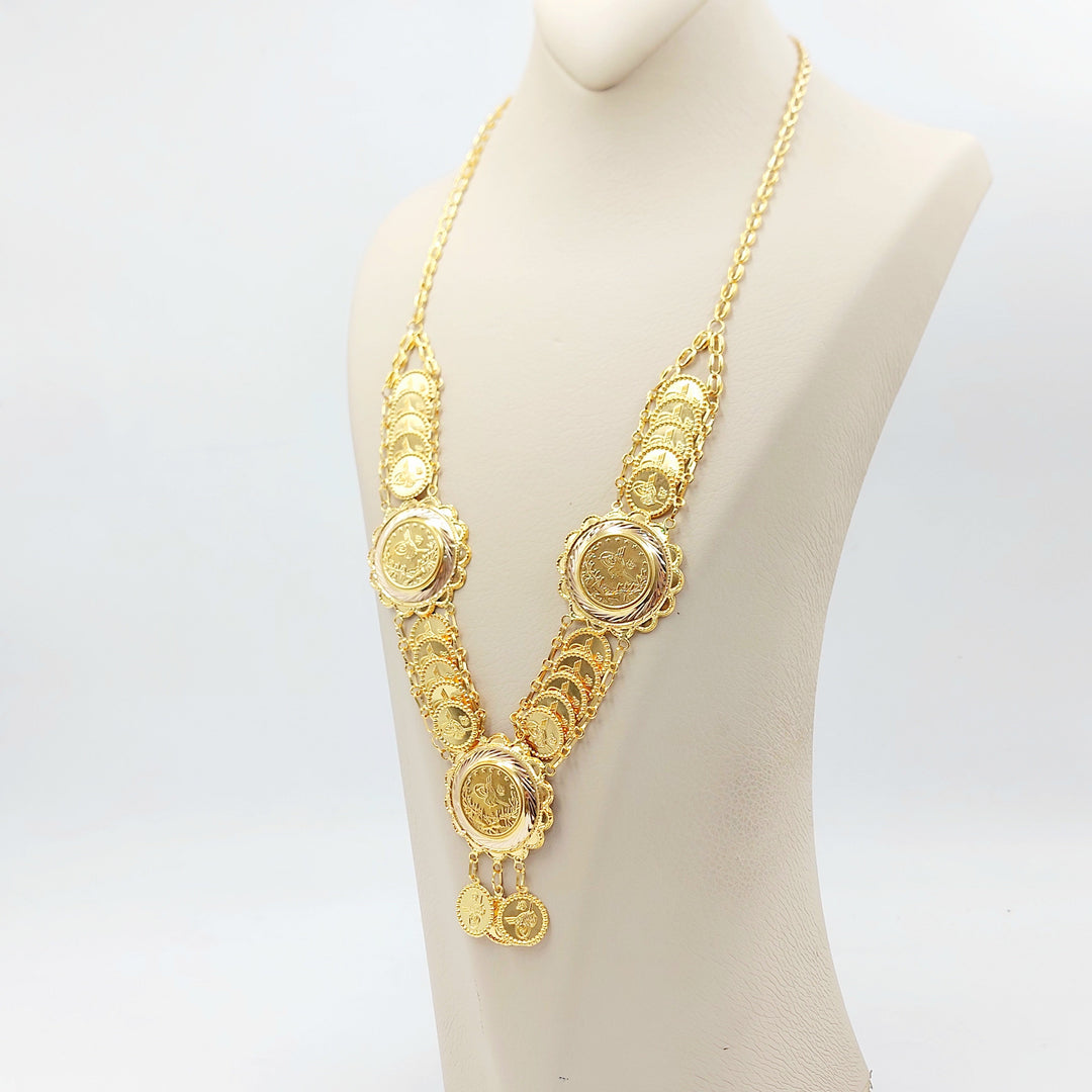 21K عقد رشادي قشرة-مجوهرات الشيخ سعيد-Saeed Jewelry 