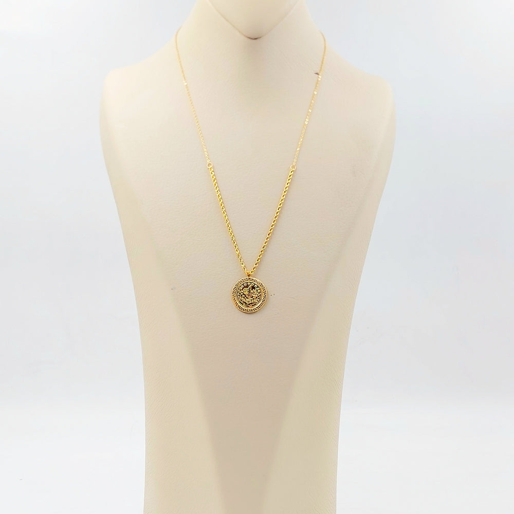 Print Rashadi Necklace Made of 21K Gold by Saeed Jewelry 